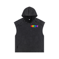 Snow Washed Boxy Hooded Tank Top
